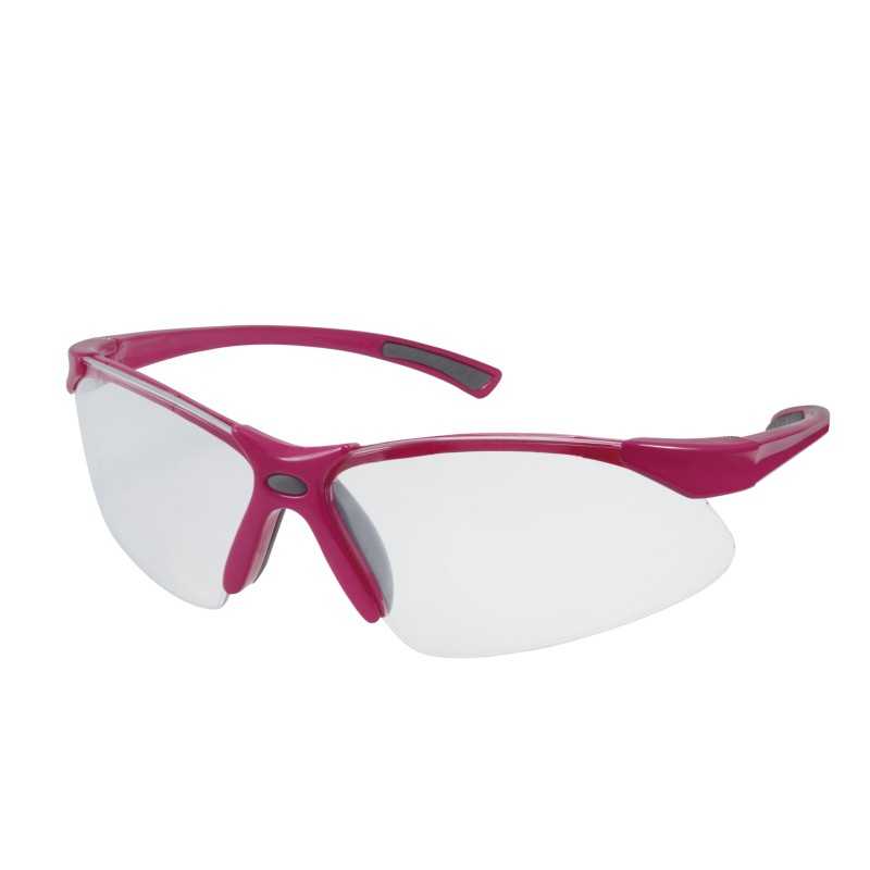 USL008 Lentes de seguridad modelo Orión transparentes con rosa Urrea USL008 URREA