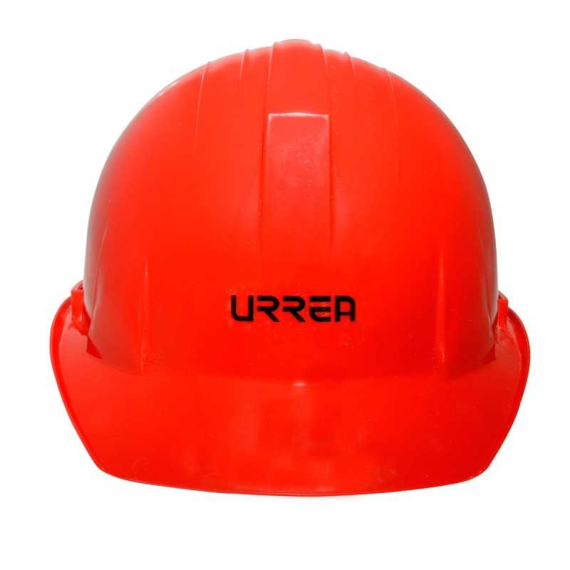 USH01R Casco de seguridad con ajuste de 4 puntos color rojo Urrea USH01R URREA