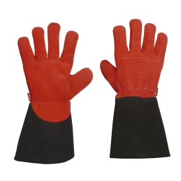 USGLS Guantes de carnaza para soldador unitalla Urrea USGLS URREA