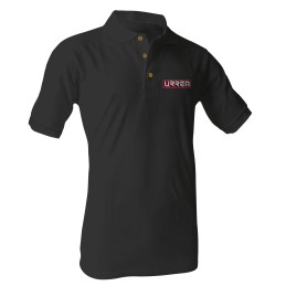 URRPONX Playera tipo polo para caballero color negro talla EG Urrea URRPONX URREA