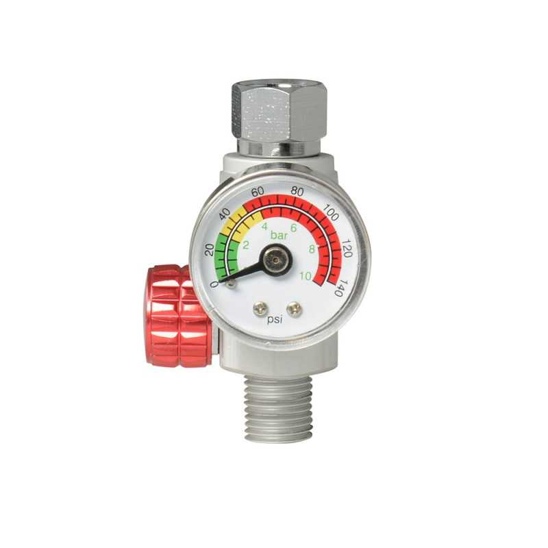 UPR2 Regulador de aire con manómetro 1/4" NPT 140 PSI Urrea UPR2 URREA