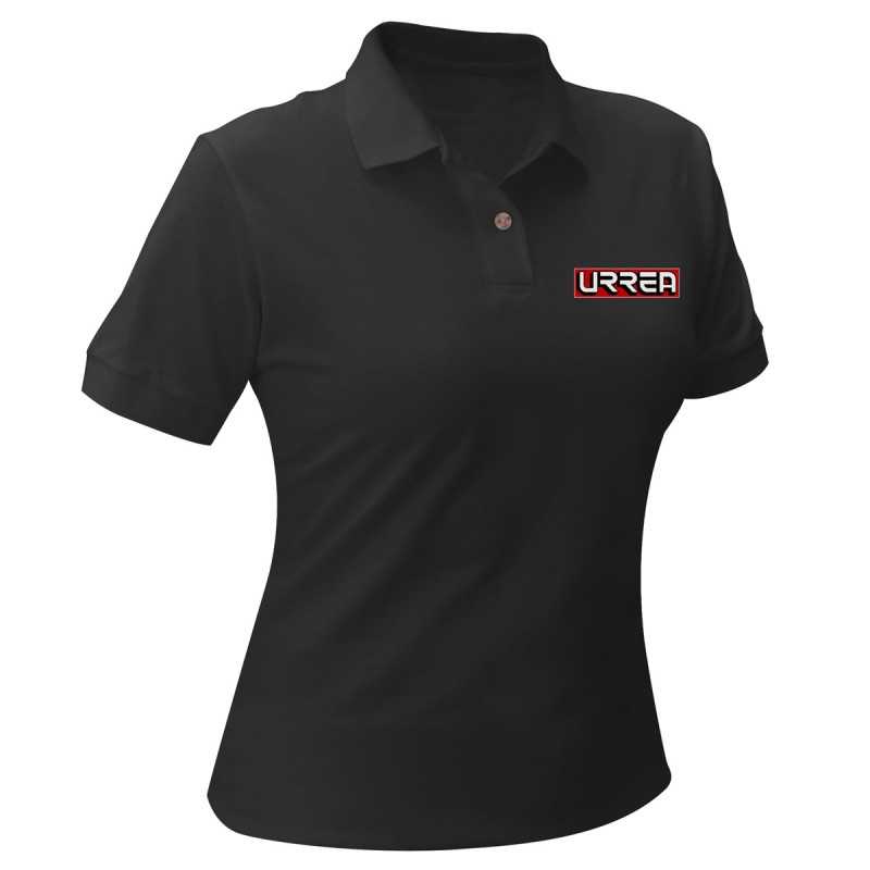 UPODNM Playera tipo polo para dama color negro talla M Urrea UPODNM URREA