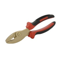 UH278 Pinza de bronce-aluminio antichispa con mango bimaterial 8" para mecánico Urrea UH278 URREA