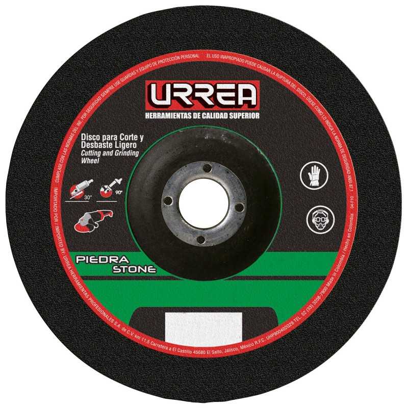 U419 Disco abrasivo tipo 27 para piedra 9" x 1/8" Urrea U419 URREA