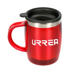 TZU Taza térmica color rojo fabricada de aluminio Urrea TZU URREA