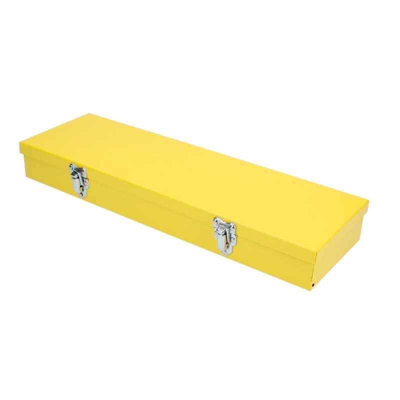 TB01 Caja metálica usos multiples color amarillo 17" x 5" x 2" Surtek TB01 SURTEK