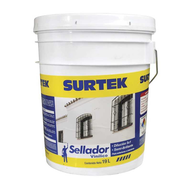 SV200 Sellador vinílico 19 Lt color blanco Surtek SV200 SURTEK