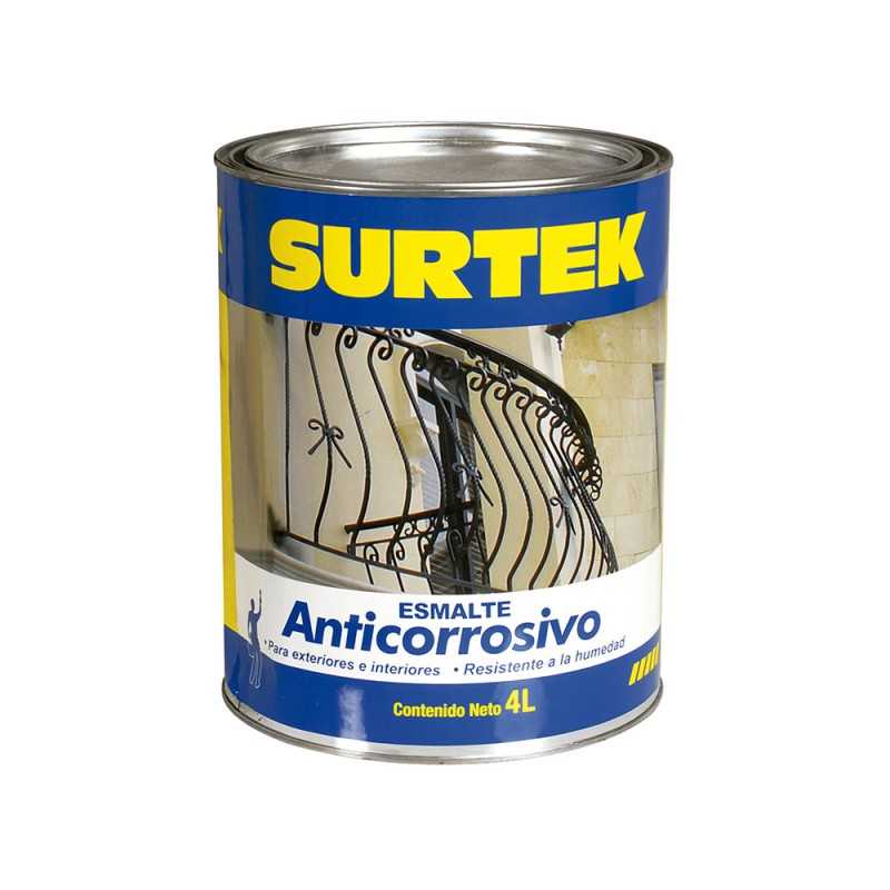 SP30399 Esmalte anticorrosivo 4 Lt color negro Surtek SP30399 SURTEK