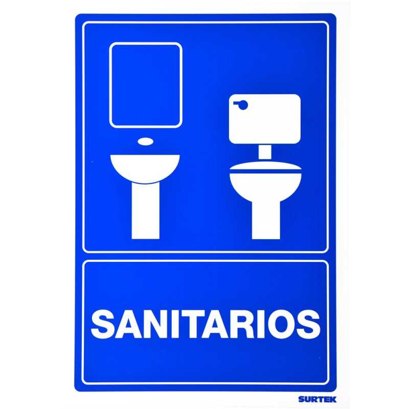 SES24 Señal "Sanitarios" Surtek SES24 SURTEK