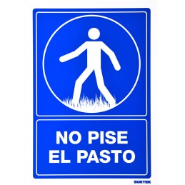 SES23 Señal "No pise el pasto" Surtek SES23 SURTEK