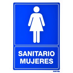 SES16 Señal "Sanitario mujeres" Surtek SES16 SURTEK