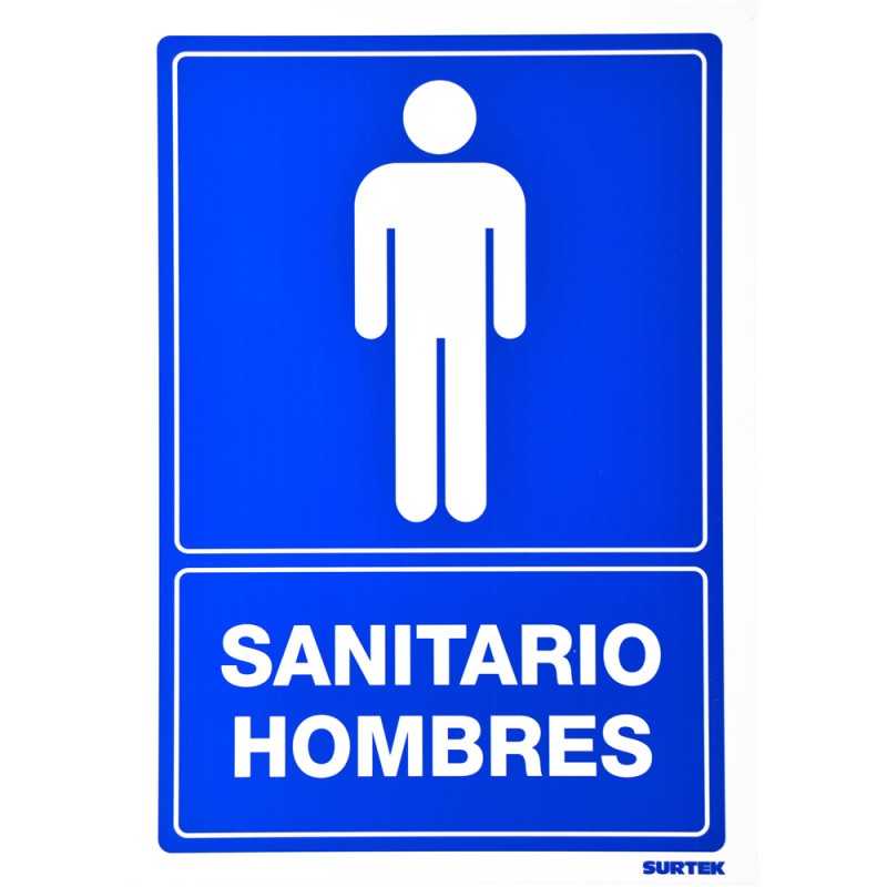 SES13 Señal "Sanitario hombres" Surtek SES13 SURTEK