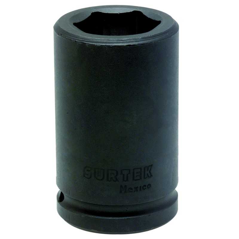 S7924HL Dado de impacto largo en pulgadas cuadro de 3/4" 6 puntas 1-1/2" Surtek S7924HL SURTEK