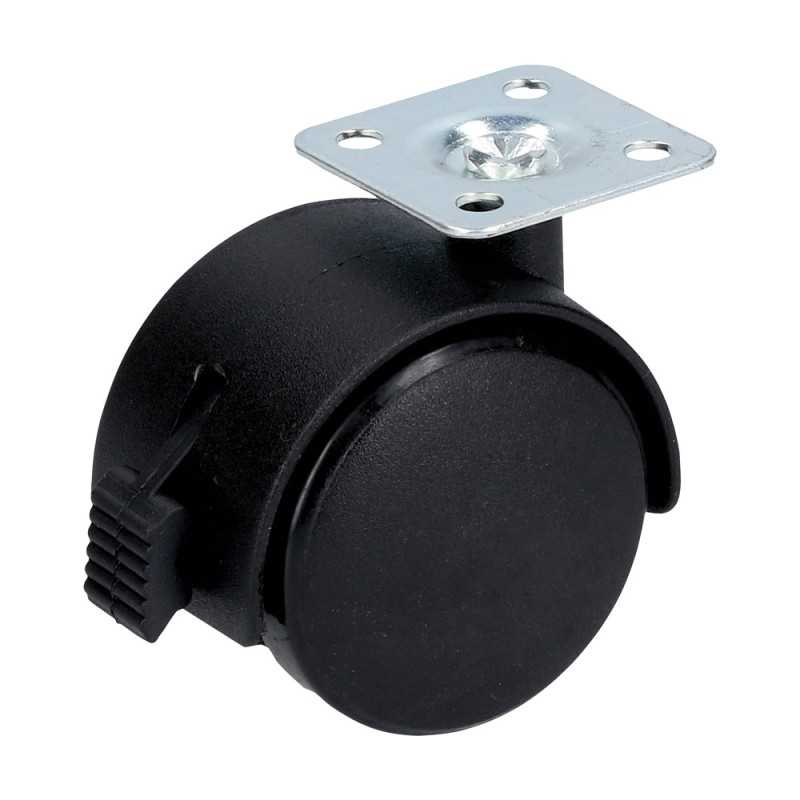 RY5B Rodaja tipo yoyo con placa con freno 50 mm Surtek RY5B SURTEK