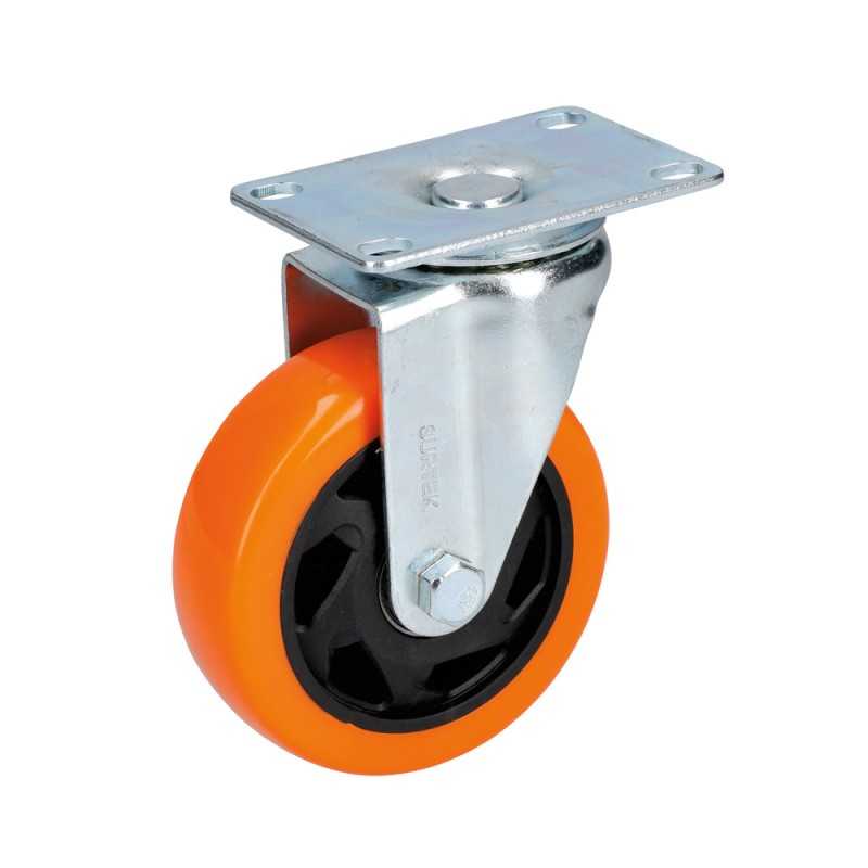 RV6G Rodaja de PVC naranja giratoria 2-1/2" Surtek RV6G SURTEK