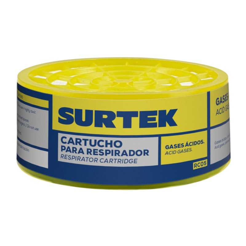 RC05 Cartucho para respirador con protección para gases ácidos Surtek RC05 SURTEK