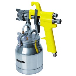 PPA1 Pistola para pintar de alta presión capacidad 1000 ml 72 PSI con vaso reforzado Surtek PPA1 SURTEK