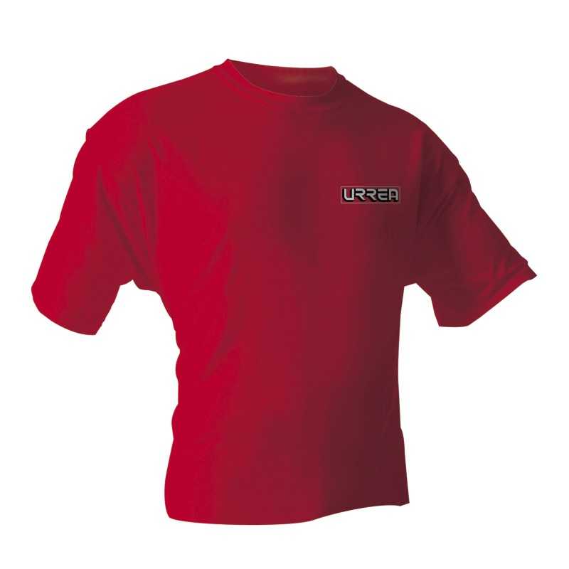 PLA201M Playera cuello redondo color rojo talla M Urrea PLA201M URREA