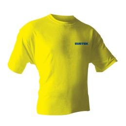 PLA101M Playera cuello redondo color amarillo talla G Surtek PLA101M SURTEK