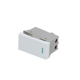 P608B Interruptor 3 vías 1/3 línea Premium color blanco Surtek P608B SURTEK