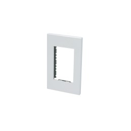 P603B Placa 1 módulo 1/1 línea Premium color blanco Surtek P603B SURTEK