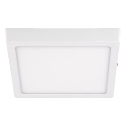 LLS18C Luminario de LED de sobreponer cuadrado 18 W luz fría Surtek