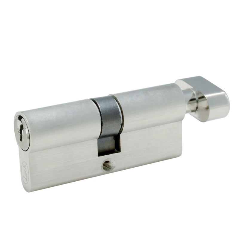 LCM70ENS Cilindro europeo 70 mm función sencila níquel satinado llave estándar en caja Lock LCM70ENS LOCK