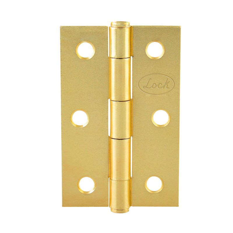 LBA15LB Bisagra alargada de acero latón brillante 1.5" x 1.46" Lock LBA15LB LOCK