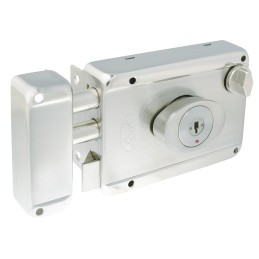 L7725ADBIN Cerradura de sobreponer función 2 bulones acero inoxidable llave de puntos en caja Lock L7725ADBIN LOCK