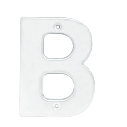 L70BC Letra B bold 4" cromo satinado Lock L70BC LOCK