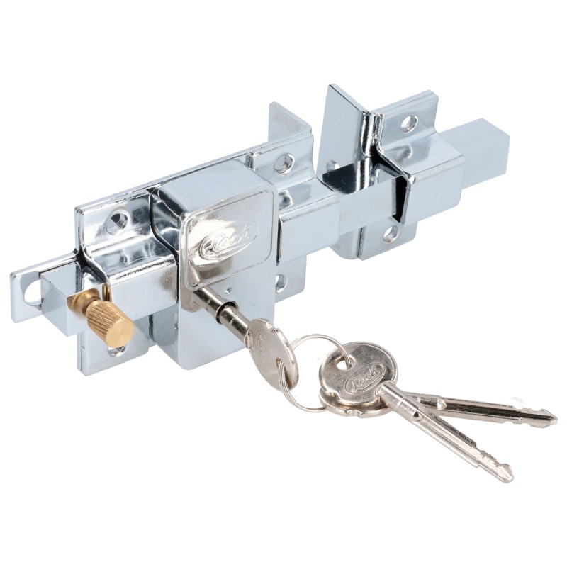 L580DCBB Cerradura de barra fija función derecha cromo brillante llave tetra blíster Lock L580DCBB LOCK