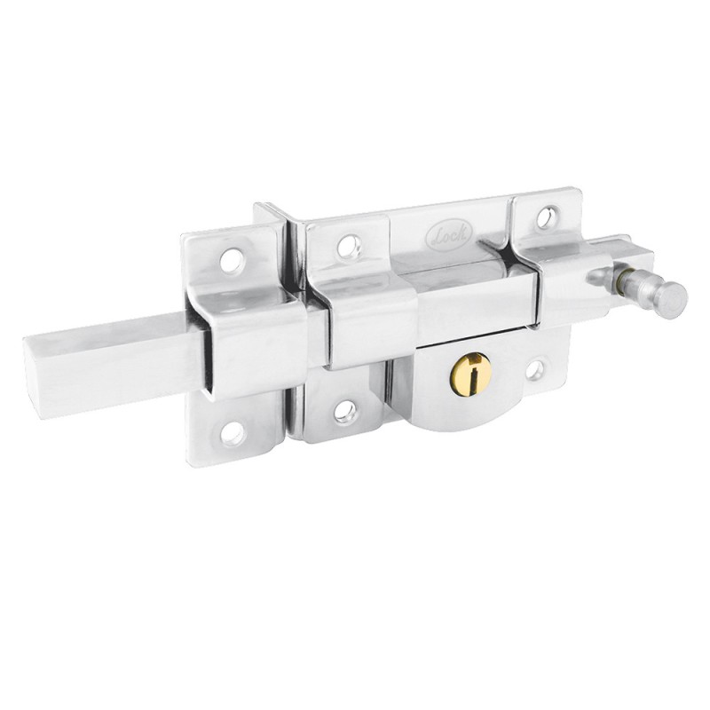 L560ICBB Cerradura de barra fija función izquierda cromo brillante llave estándar blíster Lock L560ICBB LOCK