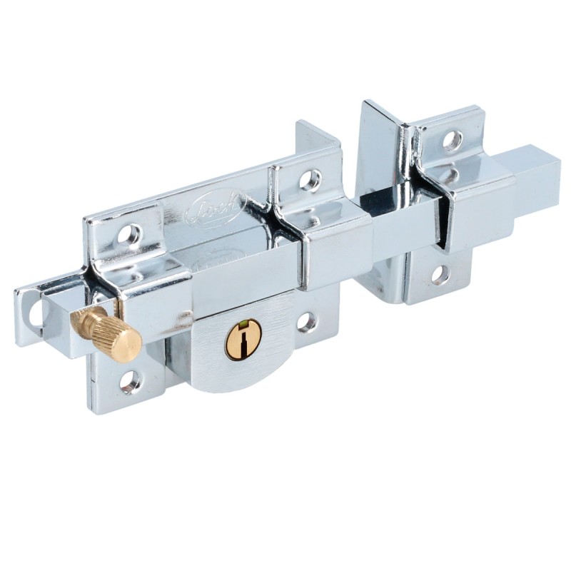 L560DCBB Cerradura de barra fija función derecha cromo brillante llave estándar blíster Lock L560DCBB LOCK