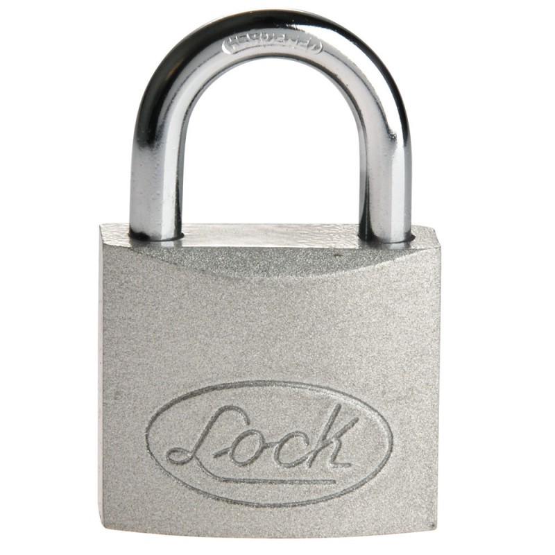 L22S50A Candado de acero corto 50 mm llave estándar en caja Lock L22S50A LOCK