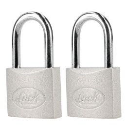 L22L452 Juego de candados de acero largos 45 mm llave estándar 2 piezas Lock L22L452 LOCK