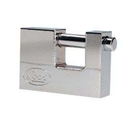 L22C80TCSB Candado de acero para cortina metálica 80 mm cromo satinado llave tetra Lock L22C80TCSB LOCK