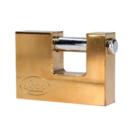 L22C70ELBB Candado de acero para cortina metálica 70 mm latón brillante llave estándar Lock L22C70ELBB LOCK