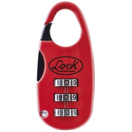 L21M20PT Candado de combinación programable para maleta rojo 25 mm Lock L21M20PT LOCK