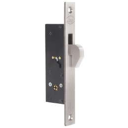 L2101NI Cerrojo para embutir de gancho níquel satinado llave tetra en caja Lock L2101NI LOCK