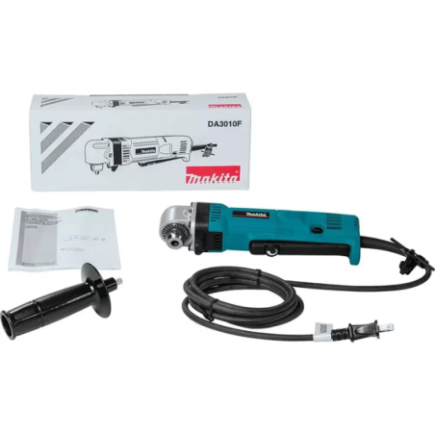 Taladro Angular 3/8" 450 W 0-2,400 rpm con luz MAKITA DA3010F