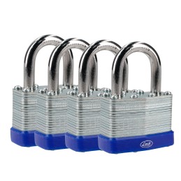 J4CLA Juego de candados laminados 40 mm llave estándar 4 piezas Lock J4CLA LOCK