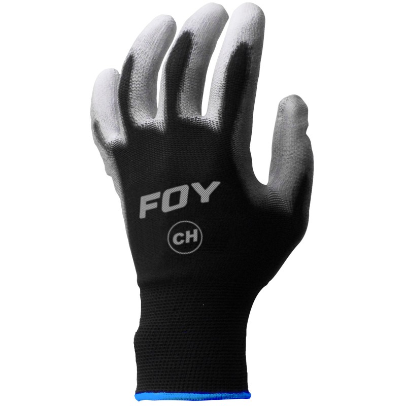 GNPMF Guantes de Nailon con recubrimiento de poliuretano M Foy GNPMF FOY