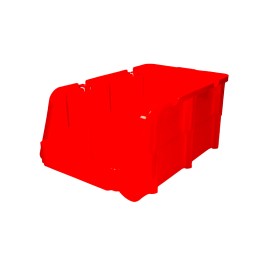 GAVR3 Gaveta plástica color rojo pico de pato 14" x 8" x 7" Surtek GAVR3 SURTEK