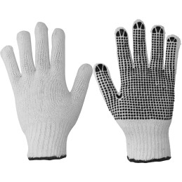 GAPGF Guantes de algodón con puntos de PVC talla G Foy GAPGF FOY