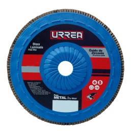 FD458P Disco laminado tipo 27 grano 80 con respaldo plástico 4-1/2" Urrea FD458P URREA