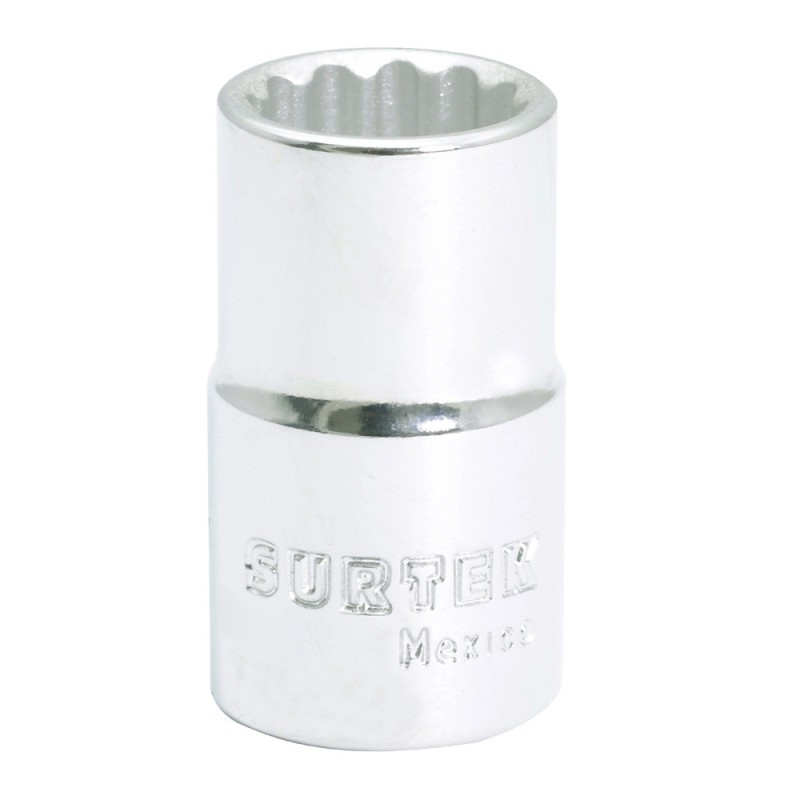 F5816 Dado en pulgadas cuadro de 1/2" 12 puntas 1/2" Surtek F5816 SURTEK