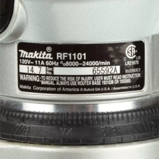 Router 1/2" y 1/4" 1,100 W 8,000-24,000 rpm MAKITA RF1101