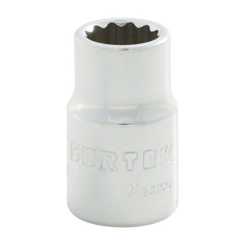 F5108 Dado cuadro de 3/8" 12 puntas en pulgadas 1/4" Surtek F5108 SURTEK