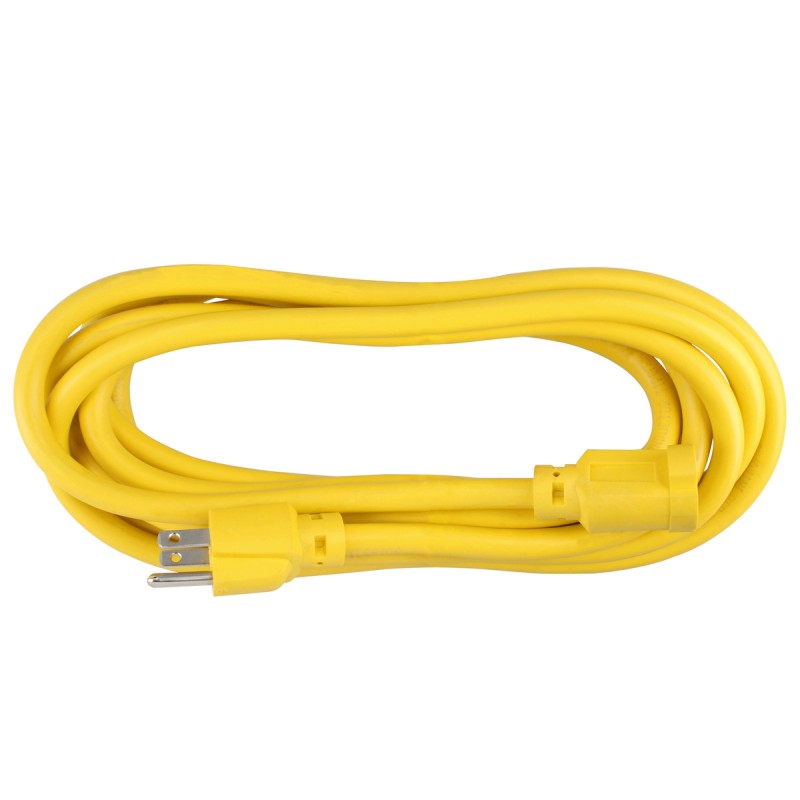 Extensión eléctrica uso extra rudo aterrizada color amarillo, 8 m Surtek EEX8 SURTEK