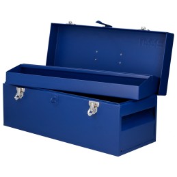 D5A Caja portaherramientas metálica color azul 20" x 7" x 7" Urrea D5A URREA